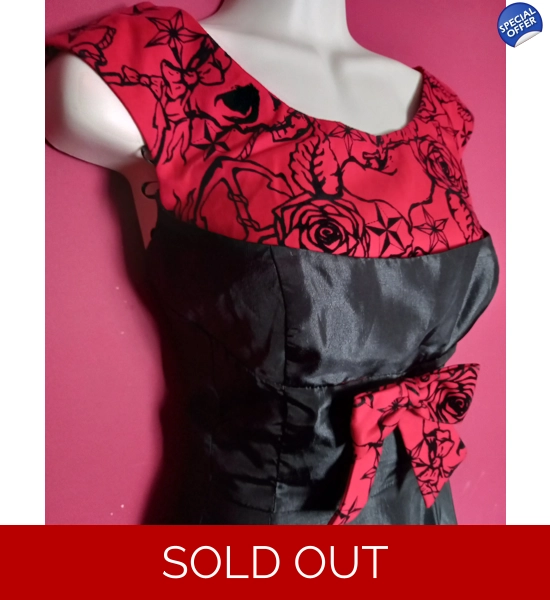 Velvet Satin Swing Dress